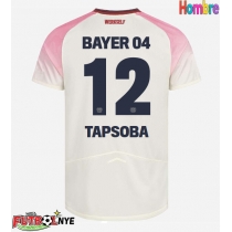 Camiseta Bayer Leverkusen Edmond Tapsoba #12 Visitante Equipación 2025-26 manga corta